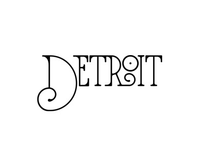 Detroit design detroit lettering michigan type typography