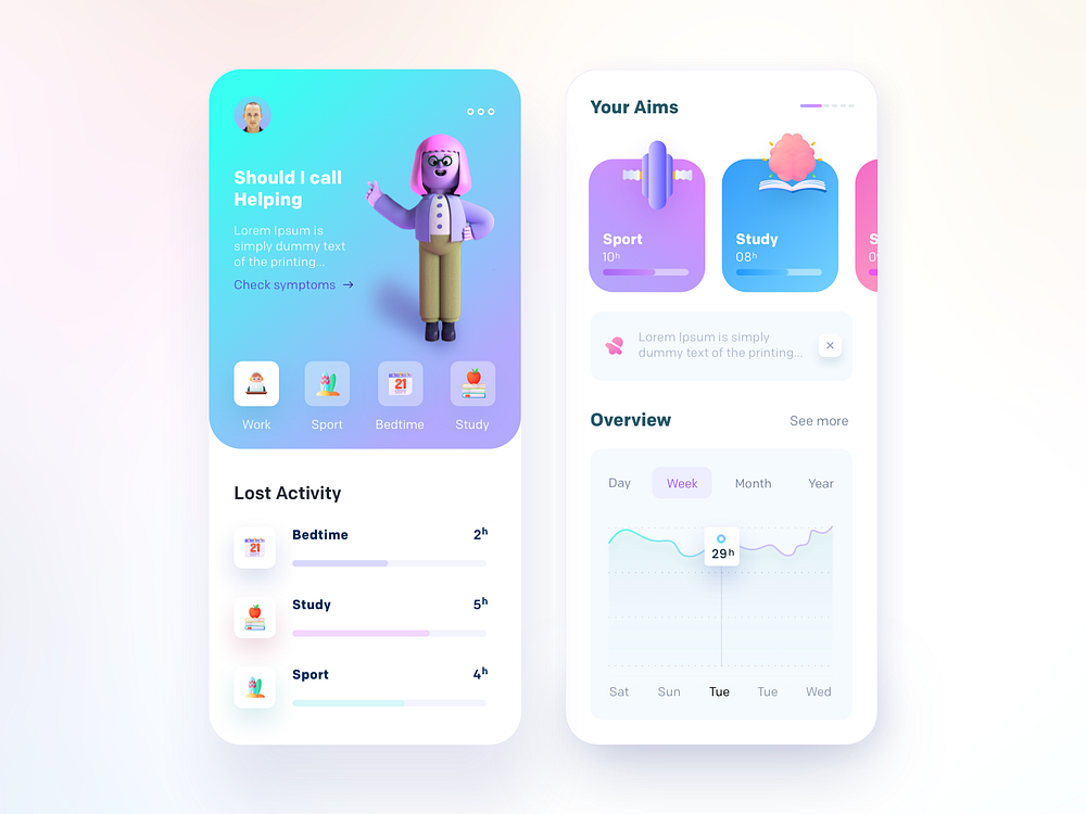 Helping App by Md Masum Hossain on Dribbble