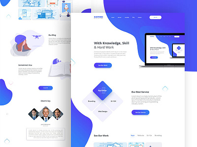 Dribbble Insprid Blue design hello illustration motion typography ui ux