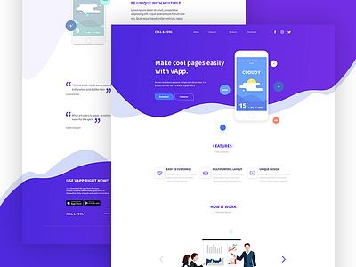 Coolcool Landing Page