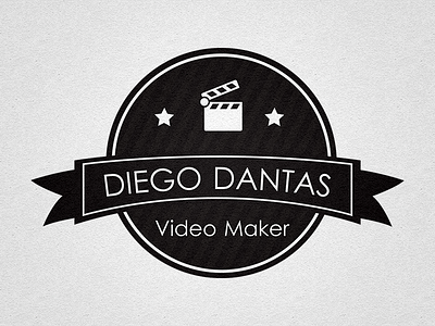Logo for Video Maker black logo maker video