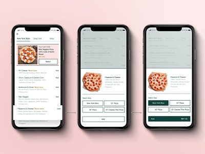 Web App for The Pizza Kitchen app product design ui ux uidesign uiux user experience user interface user interface design userinterface visual design web webapp