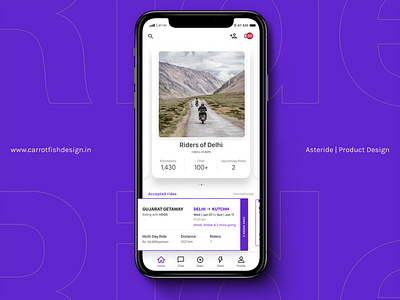 Product Design: Motor Bike Riding App