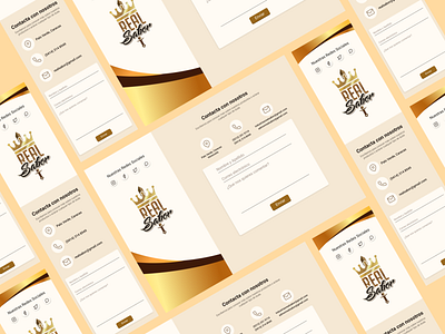 Real Sabor contact contact form contact page contact us design form ui ui design ux ux ui