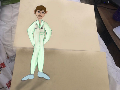 A male nurse abstract cartoon cartoonsrawing doctor gaming malenurse mechanic nurse