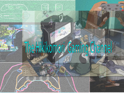 Hikikomori Gaming Channel Idea gamer gamers gaming gaming lifestyle gamingart hikikomori logo videogames youtubeart