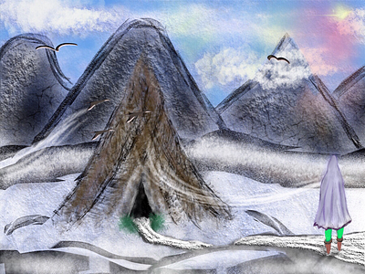 Abstact Landscape Take 2 abstract digitalart digitalillustration graphicarts illustration lanscape visualdesign wizard