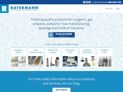 Ratermann Launch Pad blue design launch pad ui web