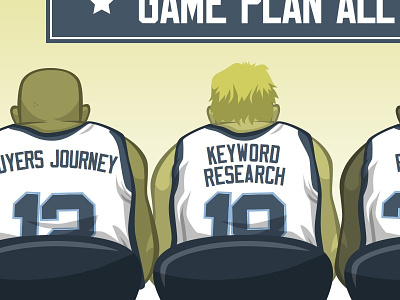 Game Plan basketball color gdd illustration vector web design