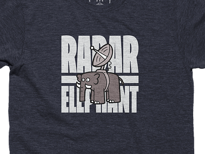 Radar Elephant Tee elephant radar tshirt