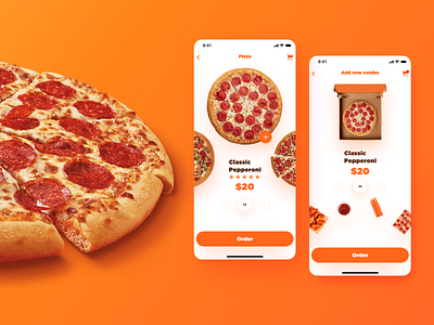Crazy Pizza app delivery design design art design web design website desing food food app interaction design interface ios ios app ios app design pizza ui ux