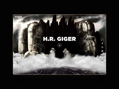 Website redesign H.R. GIGER