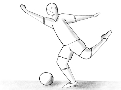 Soccer boy brazil drawing soccer