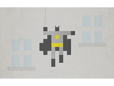 Batman batman comic dc icon illustration minimal pixel simple superhero