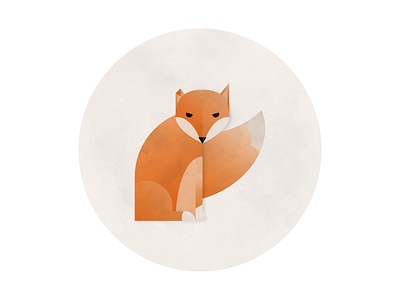 Fox art design draw fox geometric graphic illustration logo nature speed texture watercolour
