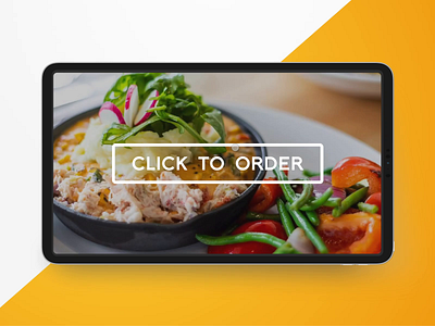 Kiosk Food Ordering Animation animation animation design design flinto food kiosk micro animation micro interaction mobile ordering sketch tablet ux