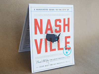 Wanderers Guide to Nashville guide map nashville stars tn us