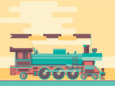 Train engine finland illustrator old pekka photoshop steam train ukko vector