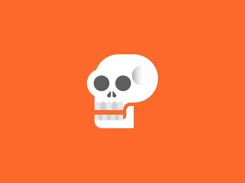 Epileptic Monday colours epilepsy gif illustrator monday skull