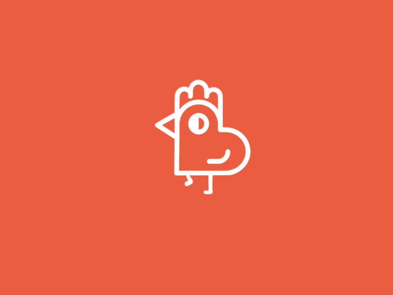 Unused logo animation :( after effects animation chicken concept heart illustrator logo love tenders typography