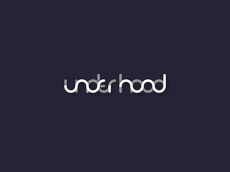 Underhood logo! animation branding data design helsinki lines logo px8 px8agency salinero underhood