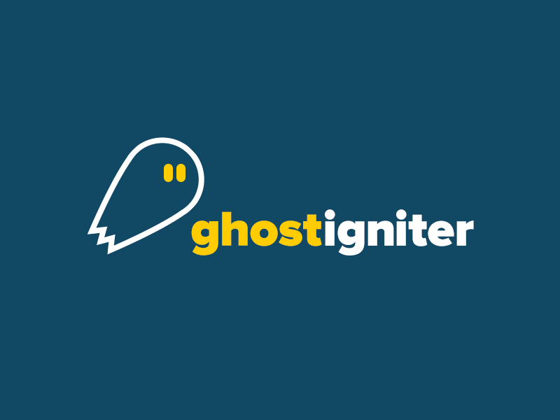 Logo for ghostigniter.com animated gif ghost logo