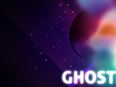 Ghost Press airbrush bold gradient pattern photoshop