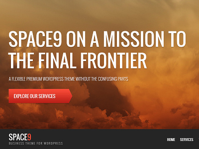 SPACE9 - Premium Business Theme For WordPress business theme wordpress