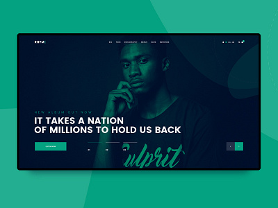 Rhyme - Upcoming WordPress theme for musicians