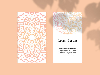 Summer Mandala Design Card 2