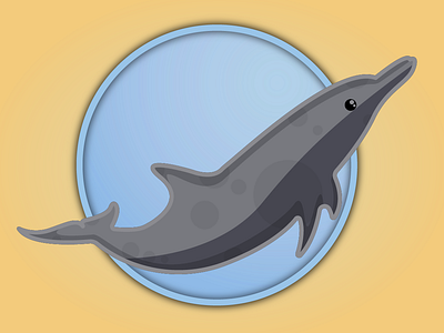 Delfín caracas color design diseño dribbble dvisualart flat flat design illustration ilustración pantone vector