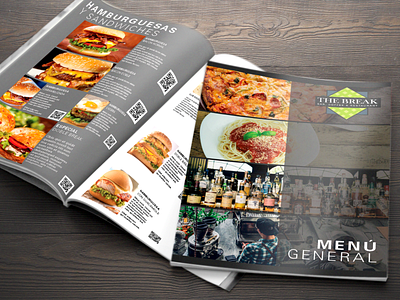 Menú mockUp brand branding break design dribbble dvisualart editorial design food indesign magazine menu restaurant