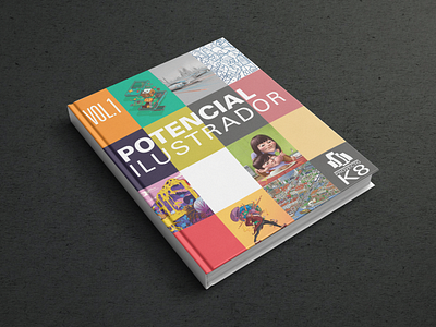 Libro Potencial Ilustrador adobe behance branding caracas color design digital diseño dribbble dvisualart editorial design flat flat design illustration ilustración indesign pantone vector venezuela