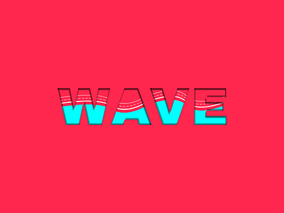 wave design digital art illustration vector