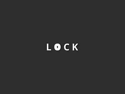 lock design digital art flat illustration logo