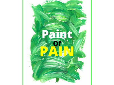 Paint Of Pain art book branding cool cover art design flat illustration indonesia typography ui vector