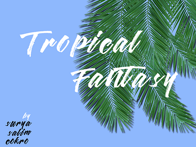 Tropical Fantasy branding cartoon cool design digital art editing illustration indonesia logo photography typography ui ux vector