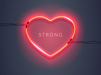 Strong art cool design dribbble indonesia logo neon photography typography ui urban web