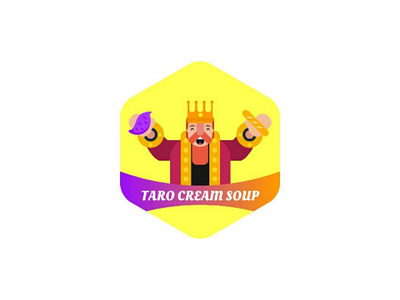 Taro cream soup logo