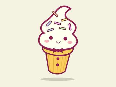 Ice Cream art branding cartoon cool design digital art doodle dribbble editing flat food art icon illustration indonesia kids logo vector