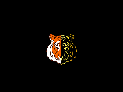 Tiger art branding cartoon cool design digital art dribbble editing flat icon illustration indonesia logo ui vector