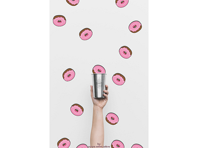 donut rain art cartoon cool design digital art doodle dribbble editing illustration indonesia photography ui vector