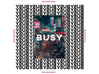 Busy art dribbble indonesia photography typograph urban