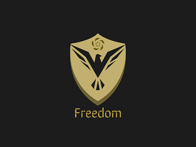 Freedom art graphic design logo