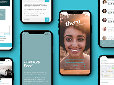 Thera: Therapist Finder App Concept