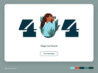 404 page design graphic design illustration illustrator
