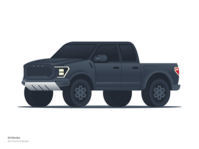 Pickup truck illustration car car illustration design graphic design illustration illustrator vector