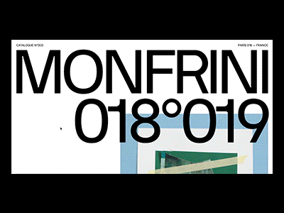 Florian Monfrini Konami Code animation interface layout transition typography website