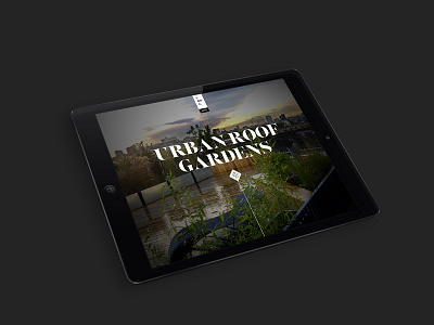 London Roof Renovations architecture corporate garden homepage ipad portfolio responsive roof garden ui