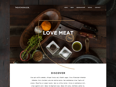 Meatmonger Restaurant Homepage